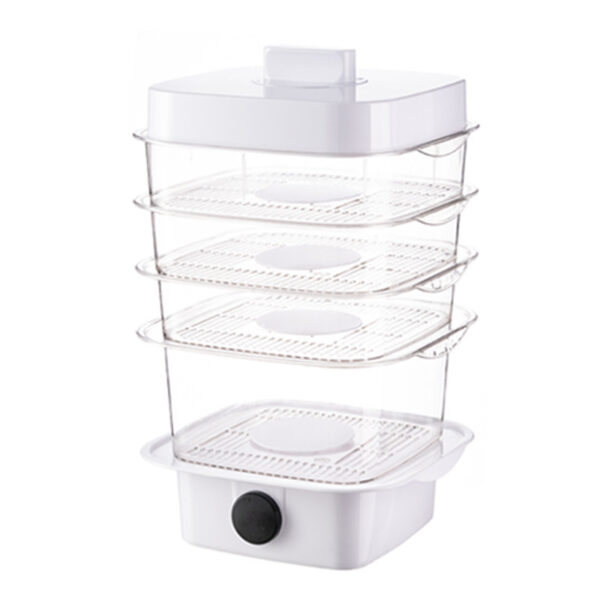 Multi-layer Dish Cover Heat Preservation Kitchen Cover Dining Table Leftover Storage Box Transparent Stack Cooking Hood Steamer - Image 3
