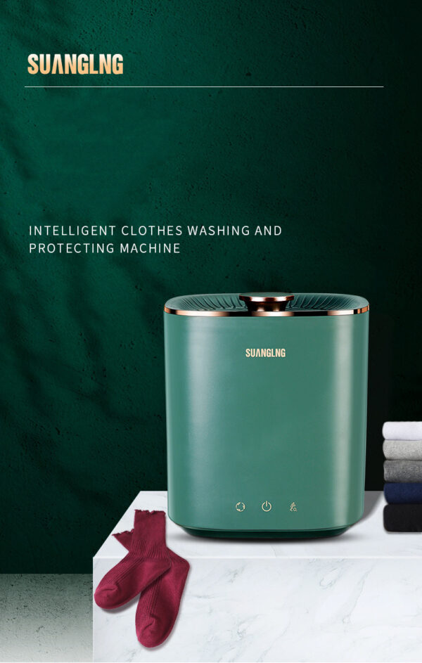 Mini Portable Washing Machine Fully Automatic Dormitory Travel Underwear Washing Machine - Image 2
