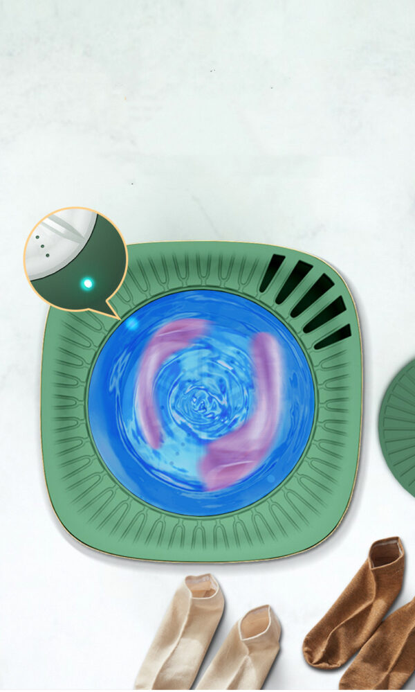 Mini Portable Washing Machine Fully Automatic Dormitory Travel Underwear Washing Machine - Image 4