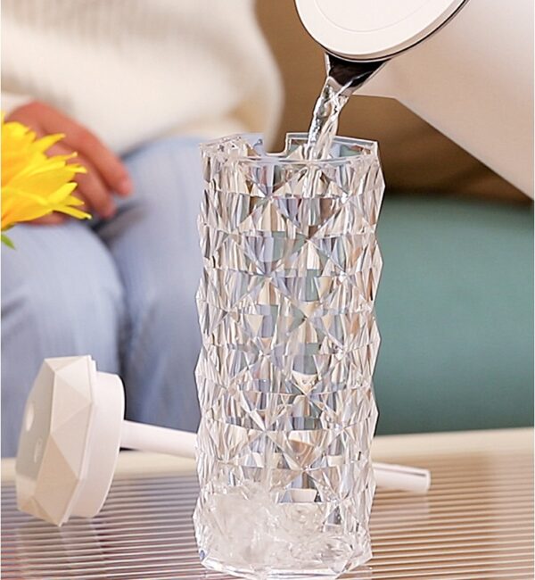 Crystal Lamp Air Humidifier Color Night Light Touch Lamp With Cool Mist Maker Fogger LED Atmosphere Room Decoration Home Decor Lights - Image 9