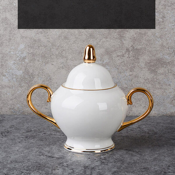 Bone China Gold-painted Coffee Cup And Saucer Afternoon Tea Tea Set - Image 4