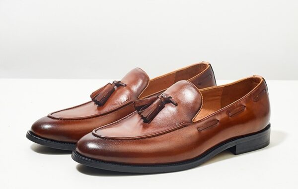Men's Business Casual Handmade Genuine Leather Shoes - Image 3
