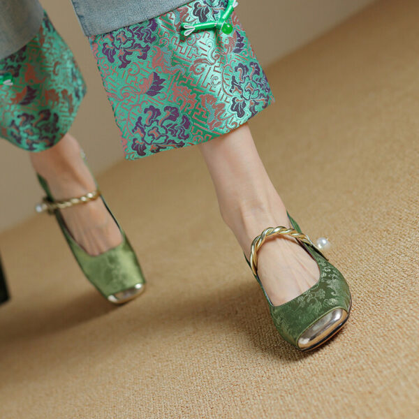 Mary Jane Fashion Personality Pearl Women's Sandals - Image 7