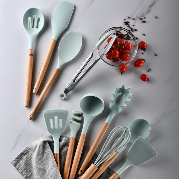 11 pcs non stick spatula kitchenware cooking set - Image 5
