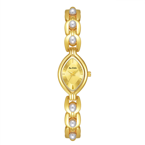 Mid-ancient Light Luxury Imitation Pearl Elegant Women's Watch - Image 3