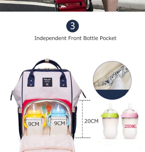 Mummy bag multi-function large capacity maternal and child package pregnant women bag mother backpack - Image 6