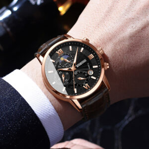 Quartz Multifunctional Chronographe Waterproof