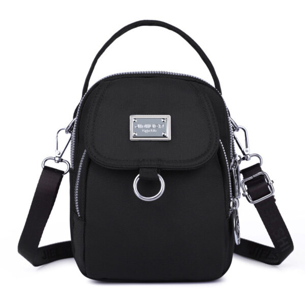 Crossbody Small Square Bag Multi-compartment Mobile Phone Bag - Image 9
