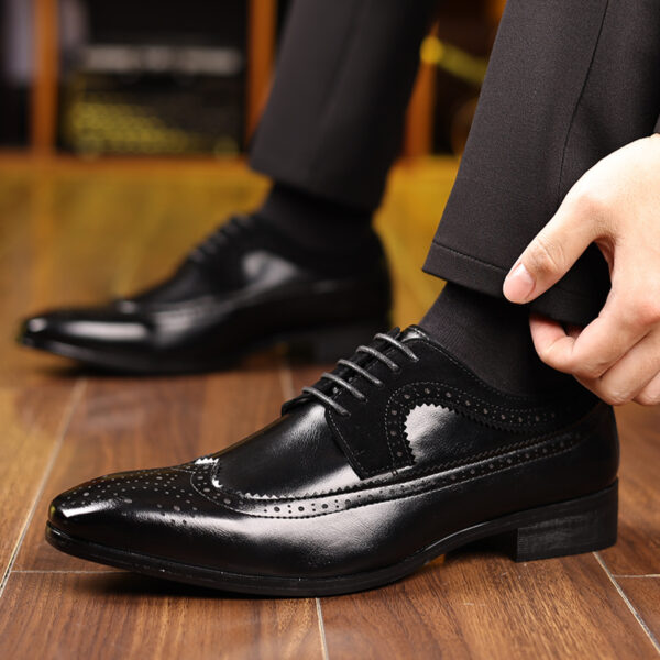 Men's Casual All-matching Vintage Leather Shoes - Image 5