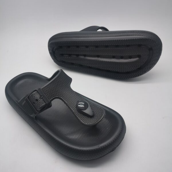 EVA Buckle Flip-flop Fashion Non-slip Slip-on Slippers Outdoor Dual-use Beach Shoes - Image 4