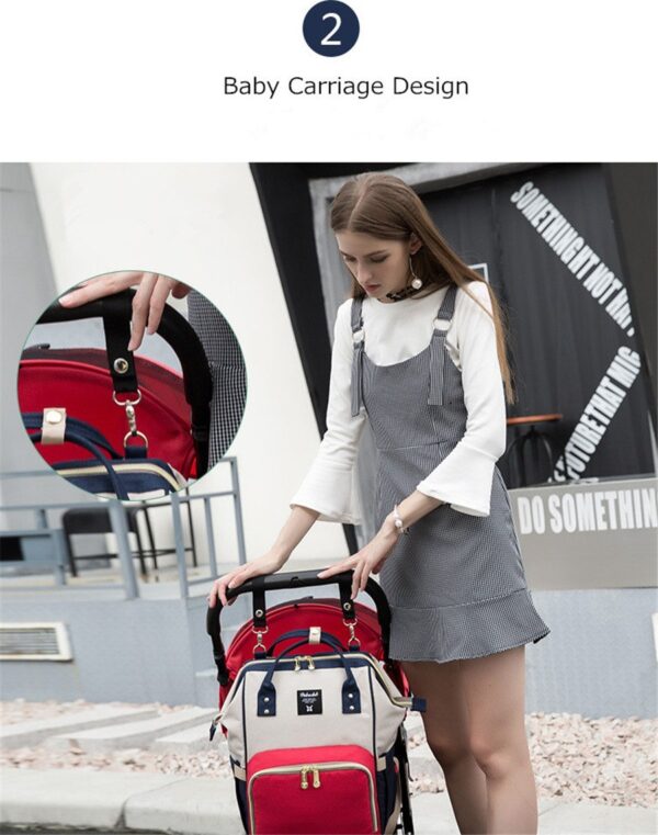 Mummy bag multi-function large capacity maternal and child package pregnant women bag mother backpack - Image 3
