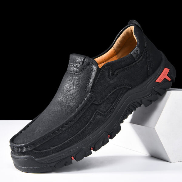 Men's Plus Size Casual Loafers Non-slip Breathable Latex Insole - Image 5