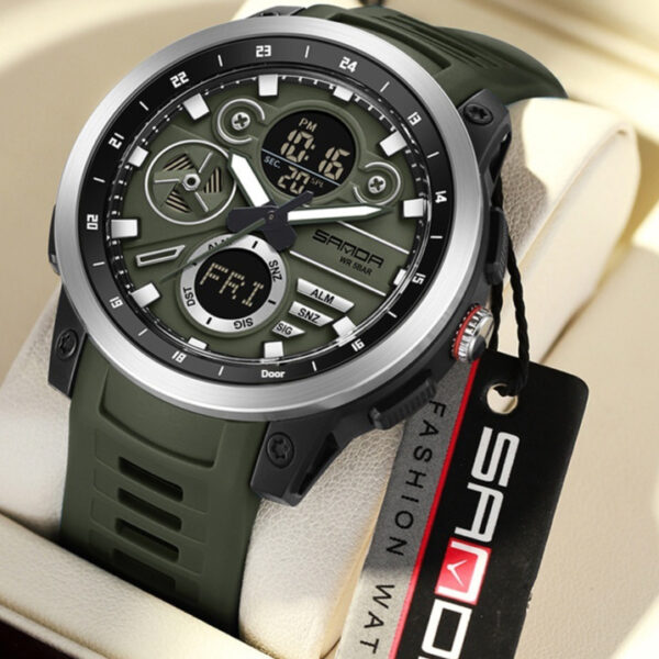 Sports Trend Multifunctional Waterproof Alarm Clock Reminder Electronic Watch - Image 5