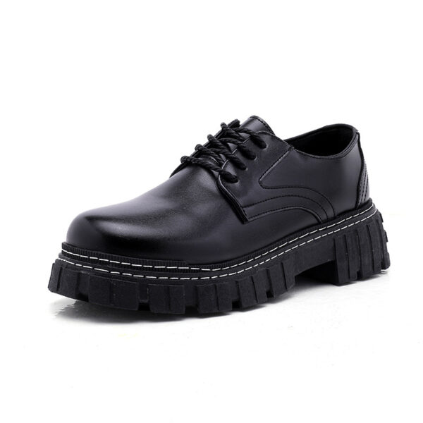 Online Influencer Men's Shoes Black Talent Spring And Autumn - Image 5