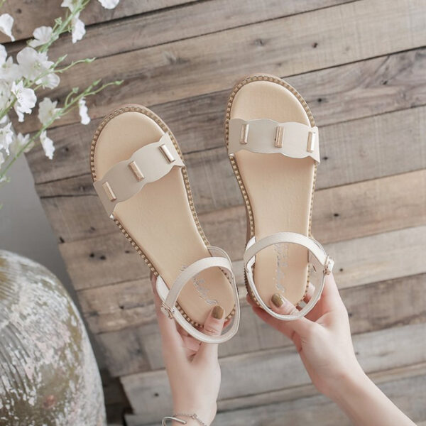 With Chunky Heel Fairy Style All-match Sandals - Image 5