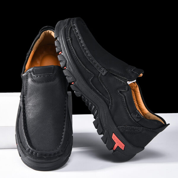 Men's Plus Size Casual Loafers Non-slip Breathable Latex Insole - Image 2