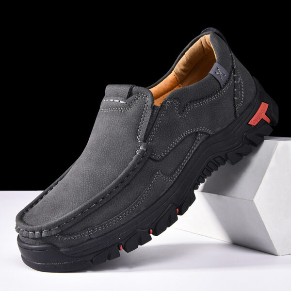 Men's Plus Size Casual Loafers Non-slip Breathable Latex Insole - Image 6