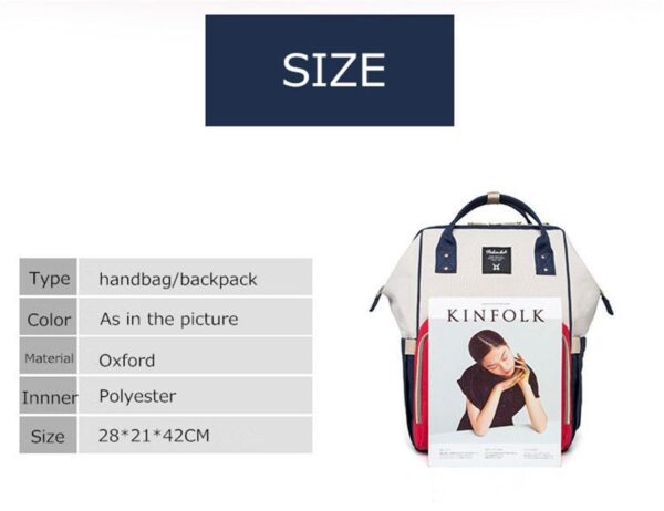 Mummy bag multi-function large capacity maternal and child package pregnant women bag mother backpack - Image 9