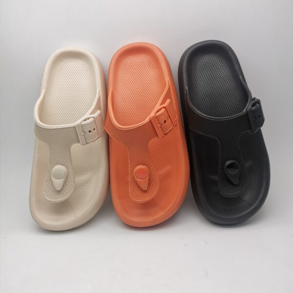EVA Buckle Flip-flop Fashion Non-slip Slip-on Slippers Outdoor Dual-use Beach Shoes - Image 10