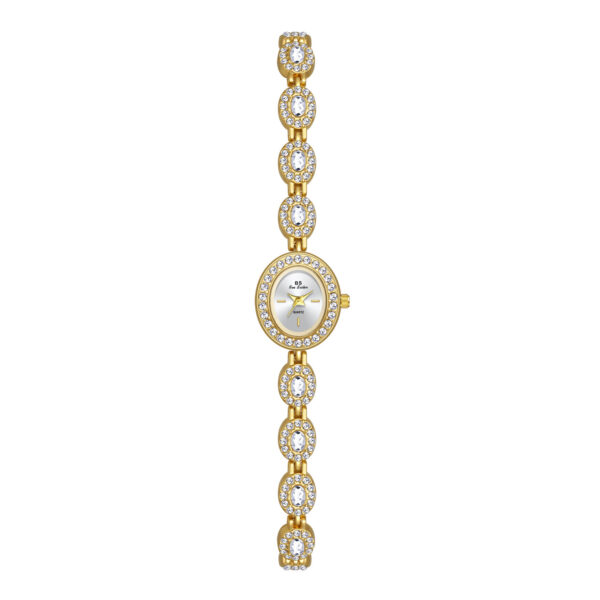 Mid-ancient Fashion Oval Colored Gems Rainbow Light Luxury Watch - Image 2