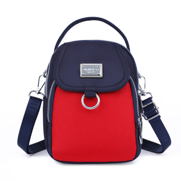Crossbody Small Square Bag Multi-compartment Mobile Phone Bag - Image 7