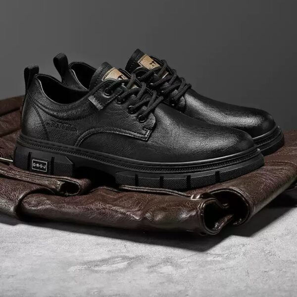 New Spring And Autumn Business Casual Leather Shoes Men - Image 2