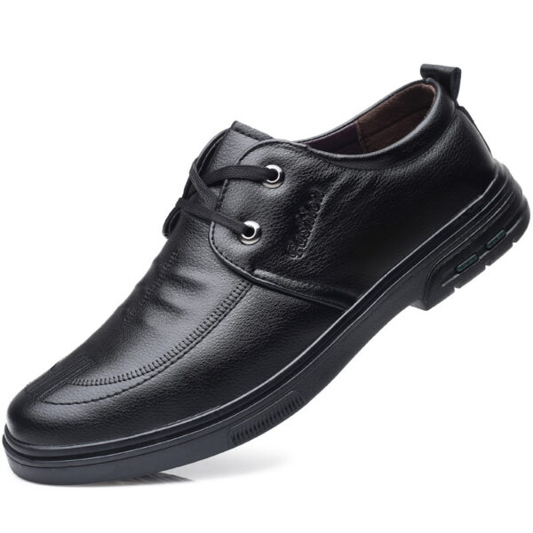 Men's Casual Leather Shoes British Style - Image 2