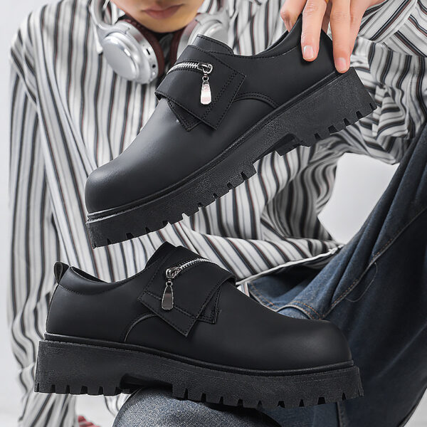 Casual New Platform Leather Shoes For Men - Image 6