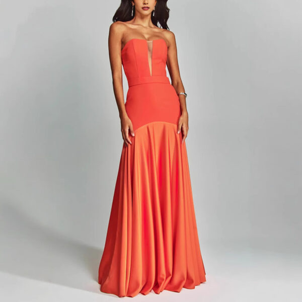 Stitching Chest-wrapped Dress Sleeveless Women - Image 6