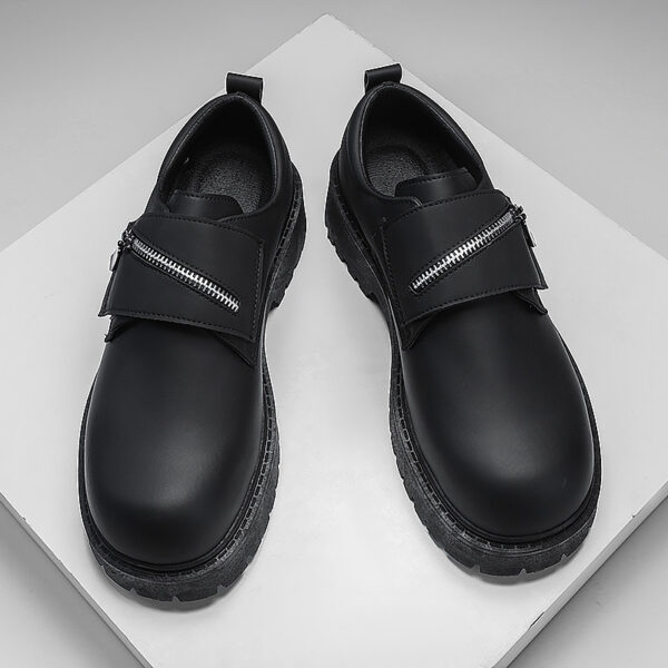 Casual New Platform Leather Shoes For Men - Image 3