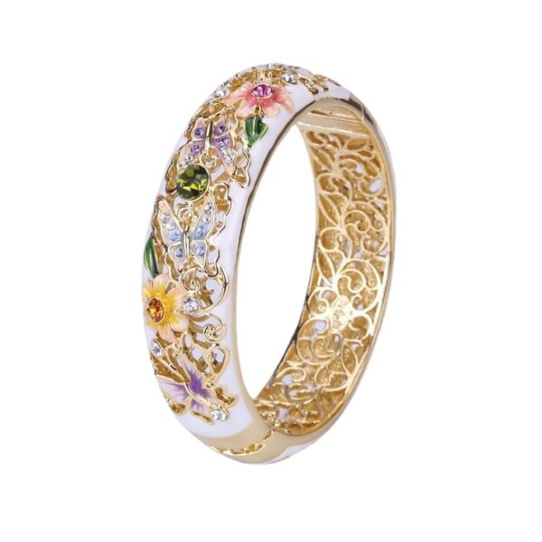 Colorful Enamel Love Of Butterfly Drop Oil Ring Fashion - Image 5