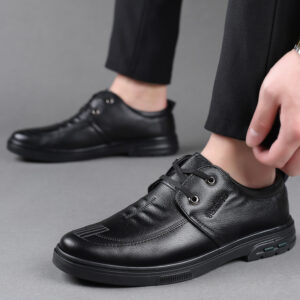 Men's Casual Leather Shoes British Style