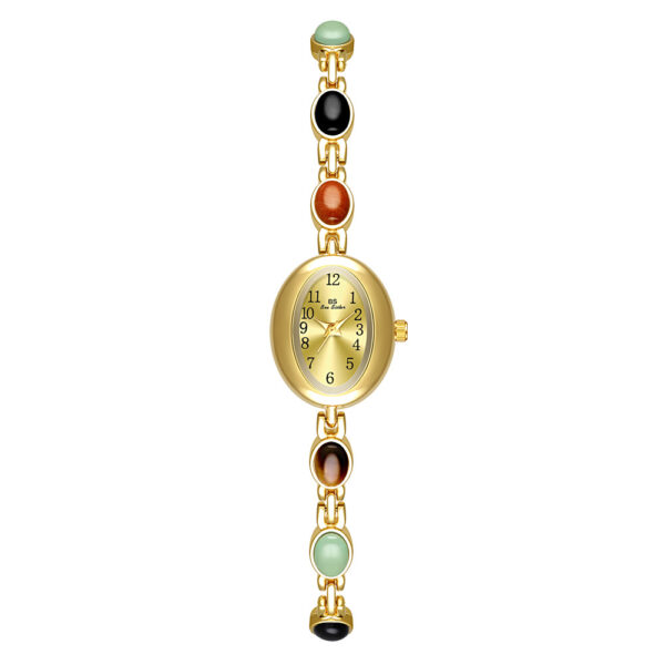 Natural Jade Multi-treasure Bracelet Fu Lu Shou - Image 6