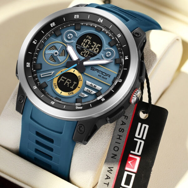 Sports Trend Multifunctional Waterproof Alarm Clock Reminder Electronic Watch - Image 6