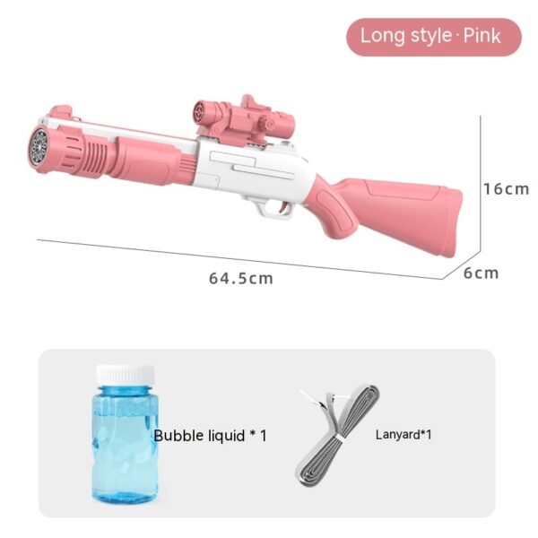 Electric Bubble Gun Children's Automatic Bubble Gatling Outdoor Toy Stall - Image 7