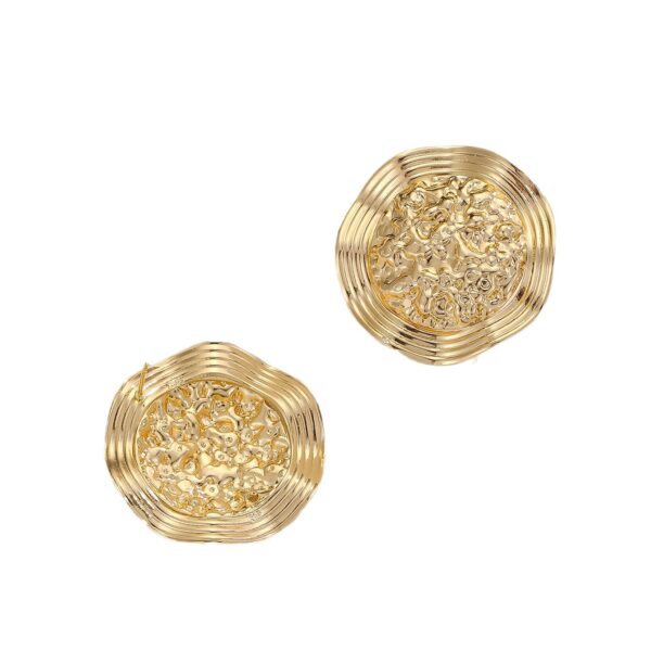 Light Luxury Trend Golden Retro Easy Matching Eardrops Earrings - Image 6