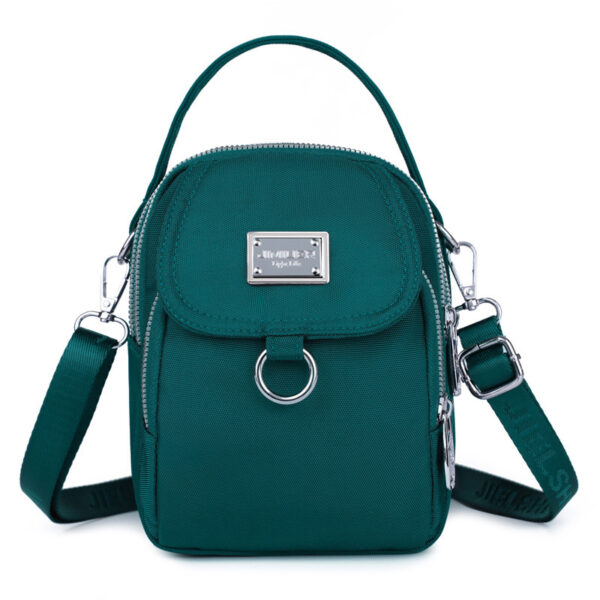 Crossbody Small Square Bag Multi-compartment Mobile Phone Bag - Image 3