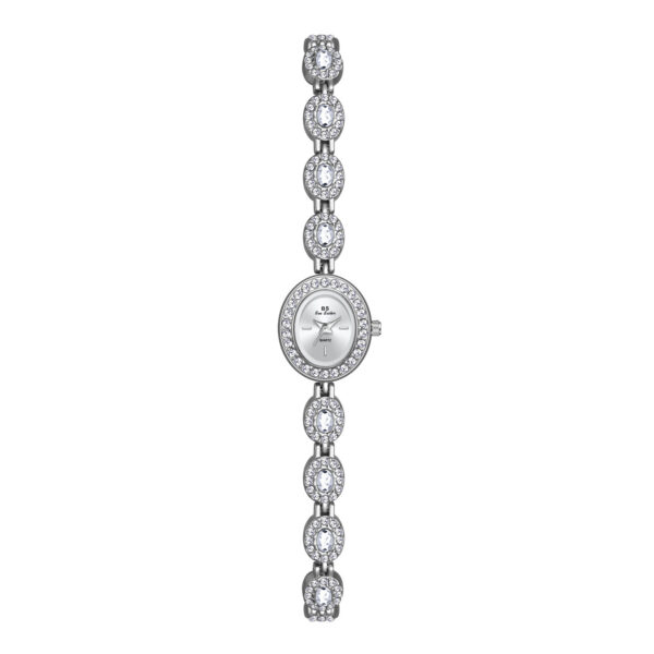 Mid-ancient Fashion Oval Colored Gems Rainbow Light Luxury Watch - Image 4