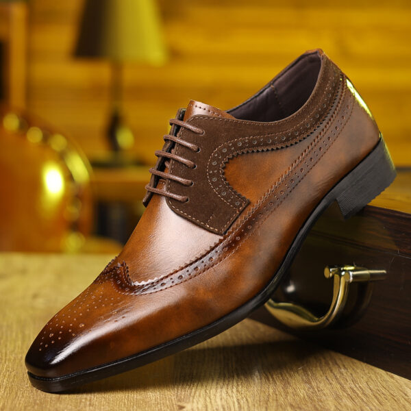 Men's Casual All-matching Vintage Leather Shoes - Image 4