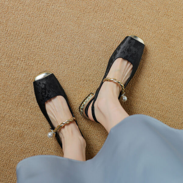 Mary Jane Fashion Personality Pearl Women's Sandals - Image 2