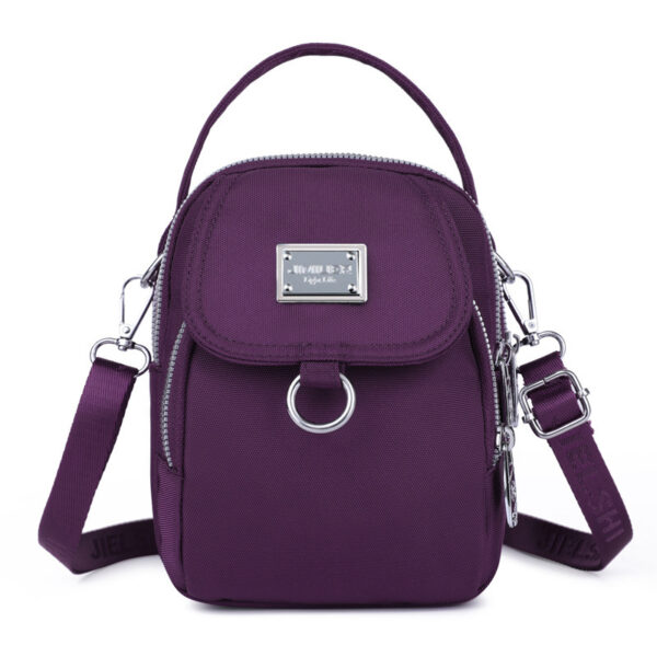 Crossbody Small Square Bag Multi-compartment Mobile Phone Bag - Image 10