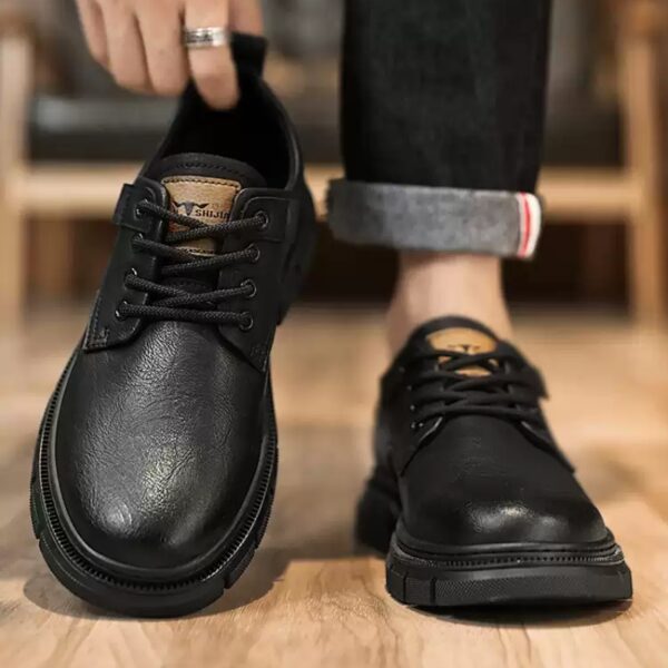 New Spring And Autumn Business Casual Leather Shoes Men - Image 5