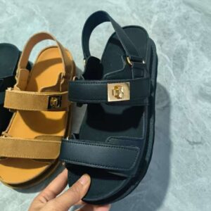 Plus Size Platform Sandals  Suede Velcro Outdoor Roman Sandals Women's Shoes